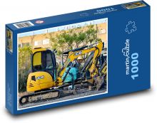 Stavební stroje Puzzle 1000 - 60x46 cm