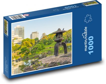 Tokio - japonská zahrada - Puzzle 1000 dílků, rozměr 60x46 cm