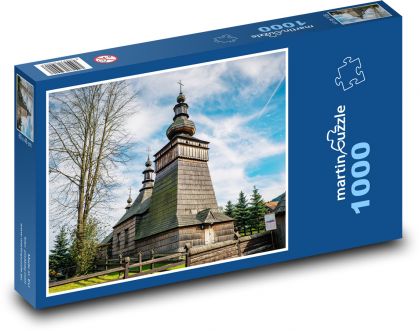 Dřevěný kostel - puzzle 1000 dílků