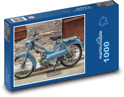 Starý moped - Puzzle 1000 dielikov, rozmer 60x46 cm