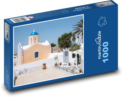 Grécko - Santorini - Puzzle 1000 dielikov, rozmer 60x46 cm