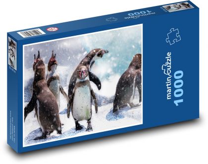Pinguine im Schnee - Puzzle - 1000 Teile