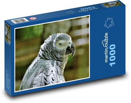 Grey parrot - Puzzle 1000 pieces, size 60x46 cm 