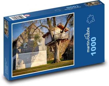 Dom na strome - Puzzle 1000 dielikov, rozmer 60x46 cm