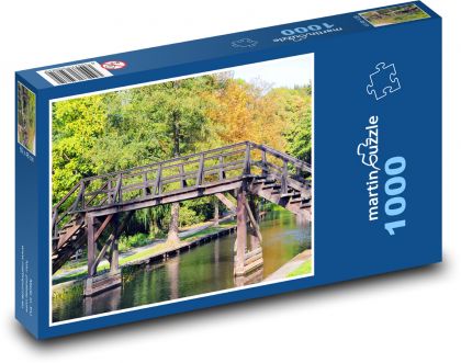 Holzbrücke - Puzzle - 1000 Teile