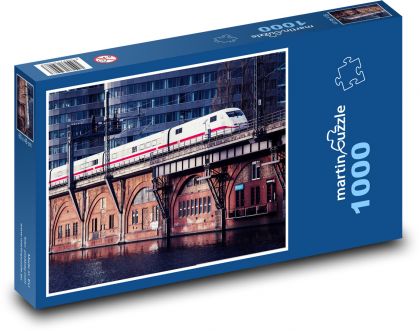 Železnice - vlak - puzzle 1000 dílků