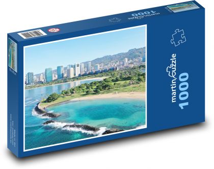 Oahu - Hawaje - Puzzle 1000 elementów, rozmiar 60x46 cm