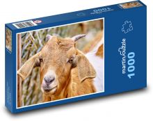 Koza s rohama Puzzle 1000 dílků - 60 x 46 cm