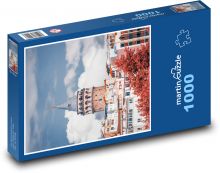 Věž ve městě Puzzle 1000 dílků - 60 x 46 cm