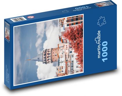 Věž ve městě - puzzle 1000 dílků