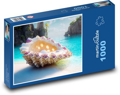 Muszla plażowa - Puzzle 1000 elementów, rozmiar 60x46 cm