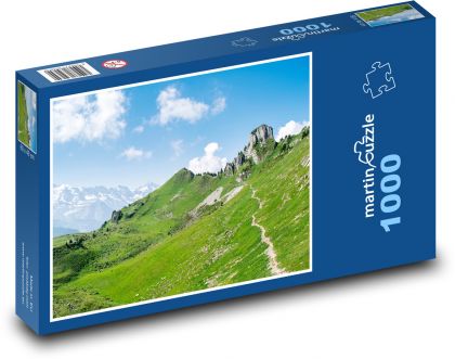 Szwajcaria - Turystyka - Puzzle 1000 elementów, rozmiar 60x46 cm