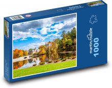 New Hampshire - podzim Puzzle 1000 dílků - 60 x 46 cm