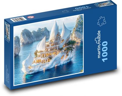 Boot auf dem Meer - Puzzle - 1000 Teile