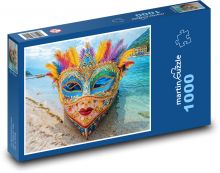 Gondola - Venetian Mask Puzzle 1000 pieces - 60 x 46 cm