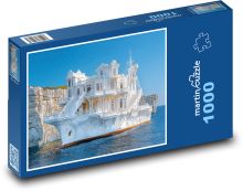 Weißes Schiff Puzzle 1000 Teile - 60 x 46 cm