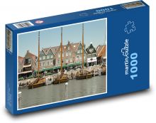 Holandia - Volendam Puzzle 1000 elementów - 60x46 cm