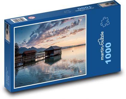 Kochelsee - západ slnka - Puzzle 1000 dielikov, rozmer 60x46 cm