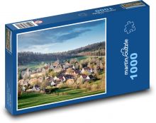 City - monastery Puzzle 1000 pieces - 60 x 46 cm 