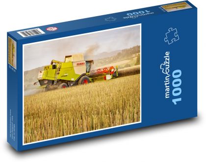 Sklizeň - kombajn - puzzle 1000 dílků