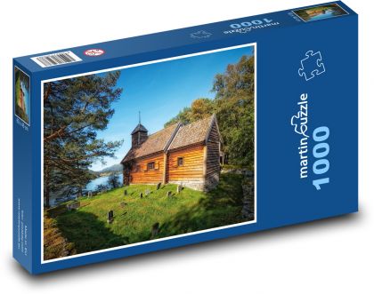 Holzkirche - Puzzle - 1000 Teile