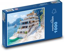 Dom na pláži. Puzzle 1000 dielikov - 60 x 46 cm 