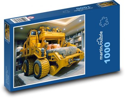 Łóżko - ciężarówka - Puzzle 1000 elementów, rozmiar 60x46 cm