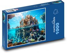 Dům pod mořskou hladinou Puzzle 1000 dílků - 60 x 46 cm