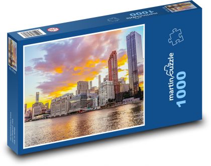 New York - řeka - puzzle 1000 dílků