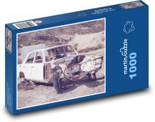Wrack - Auto Puzzle 1000 Teile - 60 x 46 cm