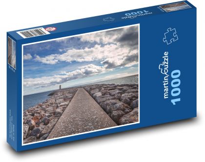 Lighthouse - pier - Puzzle 1000 pieces, size 60x46 cm 