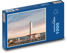 Maják - západ slunce Puzzle 1000 - 60x46 cm
