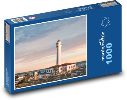 Maják - západ slunce - puzzle 1000 dílků