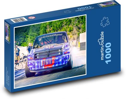 Závodné pick up - Puzzle 1000 dielikov, rozmer 60x46 cm