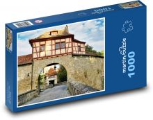 Brama Średniowieczna Puzzle 1000 elementów - 60x46 cm