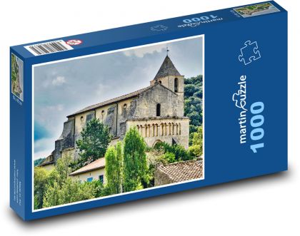 Staroveký kostol - Puzzle 1000 dielikov, rozmer 60x46 cm