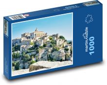 Starověká vesnice Puzzle 1000 dílků - 60 x 46 cm