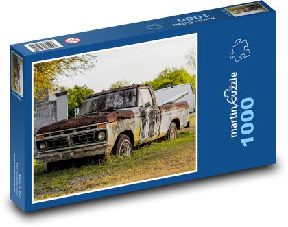 Vyzdvihnutie hrdzavého - Puzzle 1000 dielikov, rozmer 60x46 cm