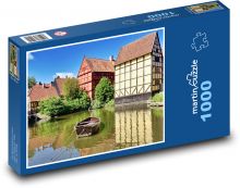 Architektura - Jezioro Puzzle 1000 elementów - 60x46 cm
