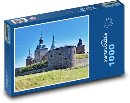 Zamek Kalmar - Szwecja - Puzzle 1000 elementów, rozmiar 60x46 cm