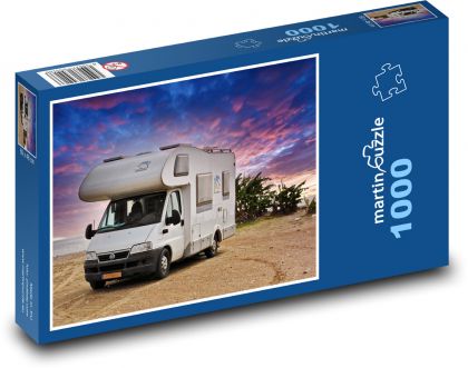 Obytný automobil - Puzzle 1000 dielikov, rozmer 60x46 cm