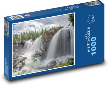 Schweden - Wasserfall - Puzzle - 1000 Teile