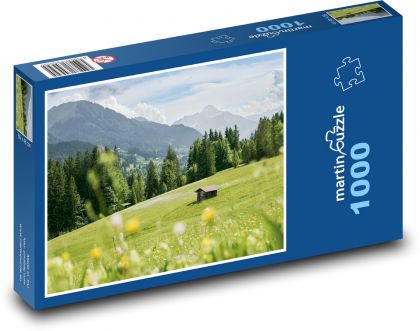 Horská lúka - Puzzle 1000 dielikov, rozmer 60x46 cm