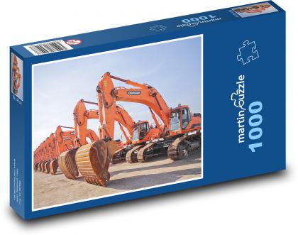 Bagger - Baggerlader - Puzzle - 1000 Teile