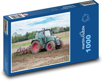 Tractor - agricultural machine - Puzzle 1000 pieces, size 60x46 cm 