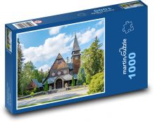 Historický kostol Puzzle 1000 dielikov - 60 x 46 cm