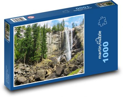Národní park Yosemite - vodopád - puzzle 1000 dílků