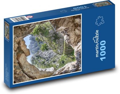 Góry - piesze wycieczki, jaskinie - Puzzle 1000 elementów, rozmiar 60x46 cm