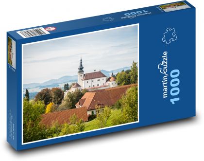 Hrad - Rakúsko - Puzzle 1000 dielikov, rozmer 60x46 cm