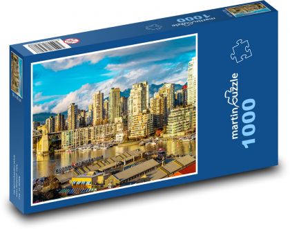 Vancouver - Kanada - Puzzle 1000 dielikov, rozmer 60x46 cm